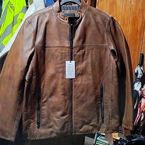 DKNY NWT GENUINE LEATHER JACKET